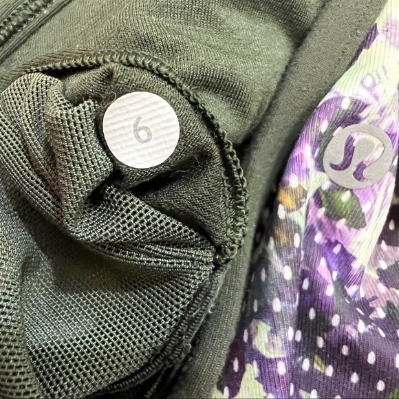 LULULEMON GREEN PURPLE TANK TOP WOMEN SIZE 6 - Picture 6 of 8